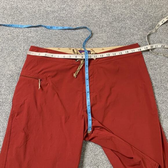 Patagonia Board Shorts Mens 34 Cardinal Nylon Blend Stretch Wavefarer Swim Surf - Picture 4 of 12